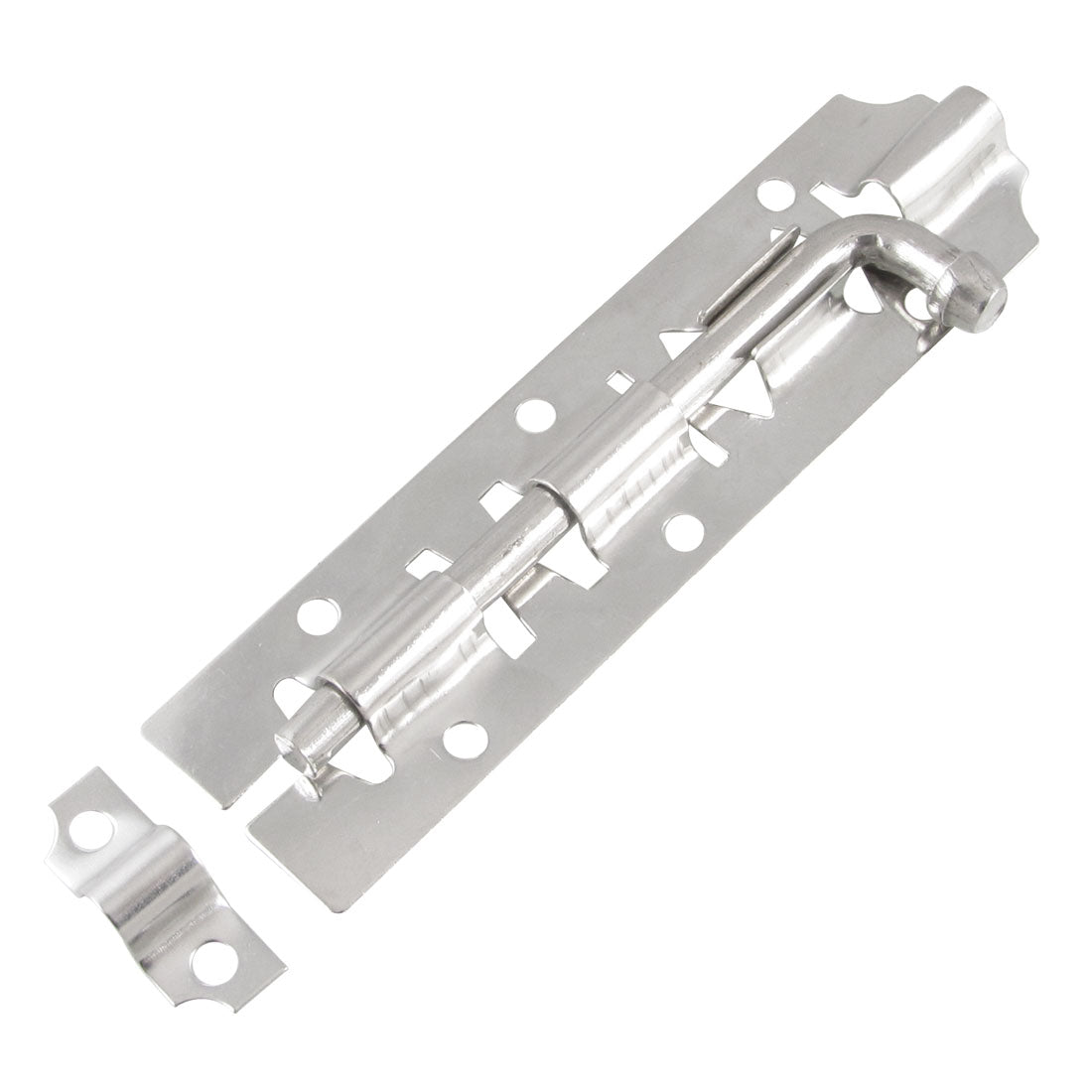 Harfington Metal Silver Tone 10*2.7 0.9cm Barrel Bolt