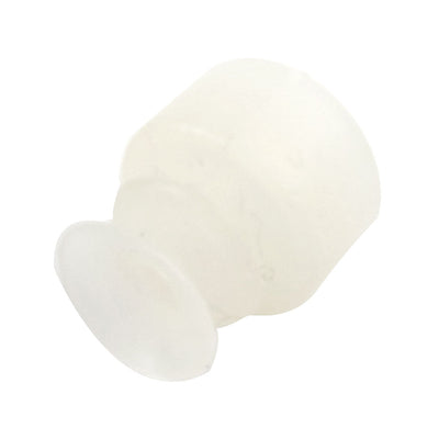 uxcell Uxcell Clear White Soft Silicone Miniature Vacuum Suction Cup 15mm x 17mm