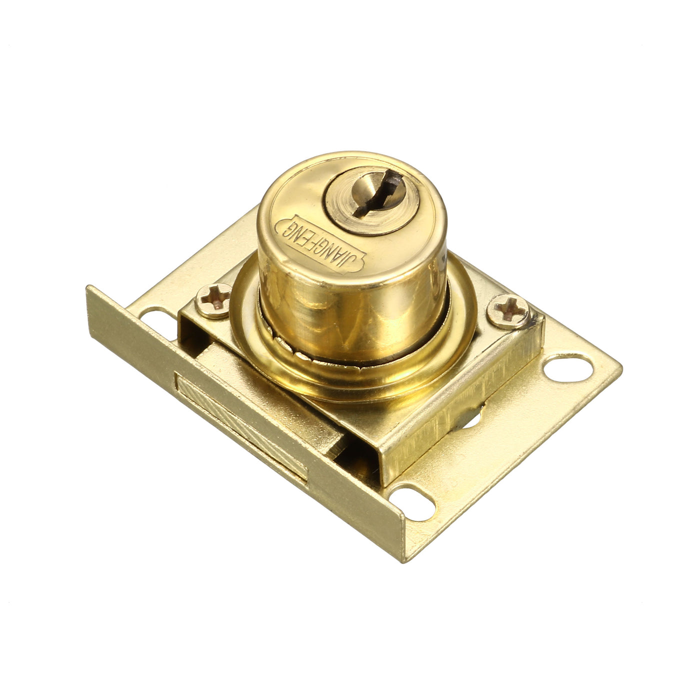 Harfington Home Office 22mm Diameter Cylinder Head Furniture Security Drawer Lock w 2 Keys