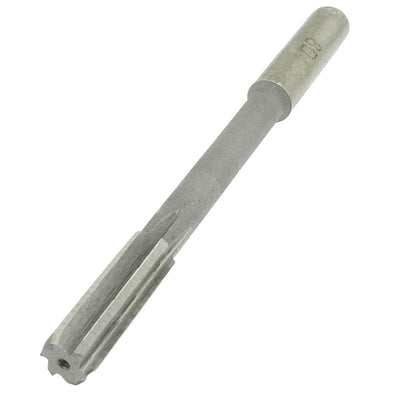 Harfington 8mm Cutting Diameter 6 Flutes HSS Machine Reamer 96mm Length