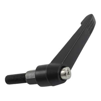 Harfington M6 6mm Dia 16mm Length Thread Metal Machine Adjustable Handle