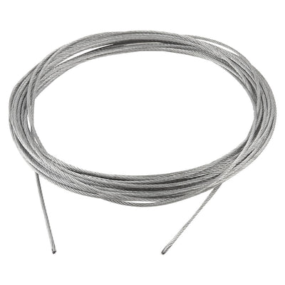 Harfington Grinding Machine Grinder 10m×2mm Steel Wire Rope Cable Gray