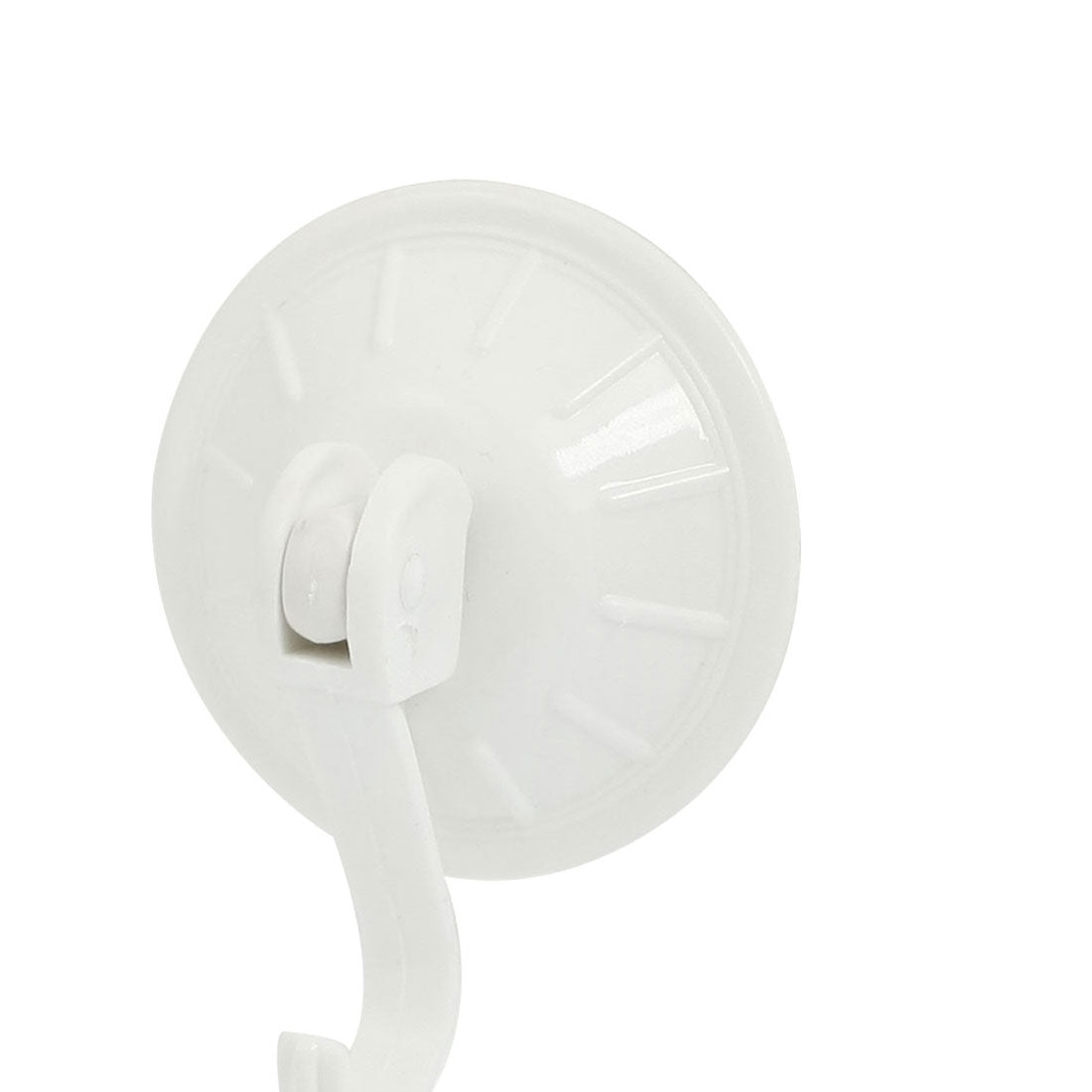 uxcell Uxcell Household Bathroom Glass White Clear Suction Cup Hook Wall Hanger