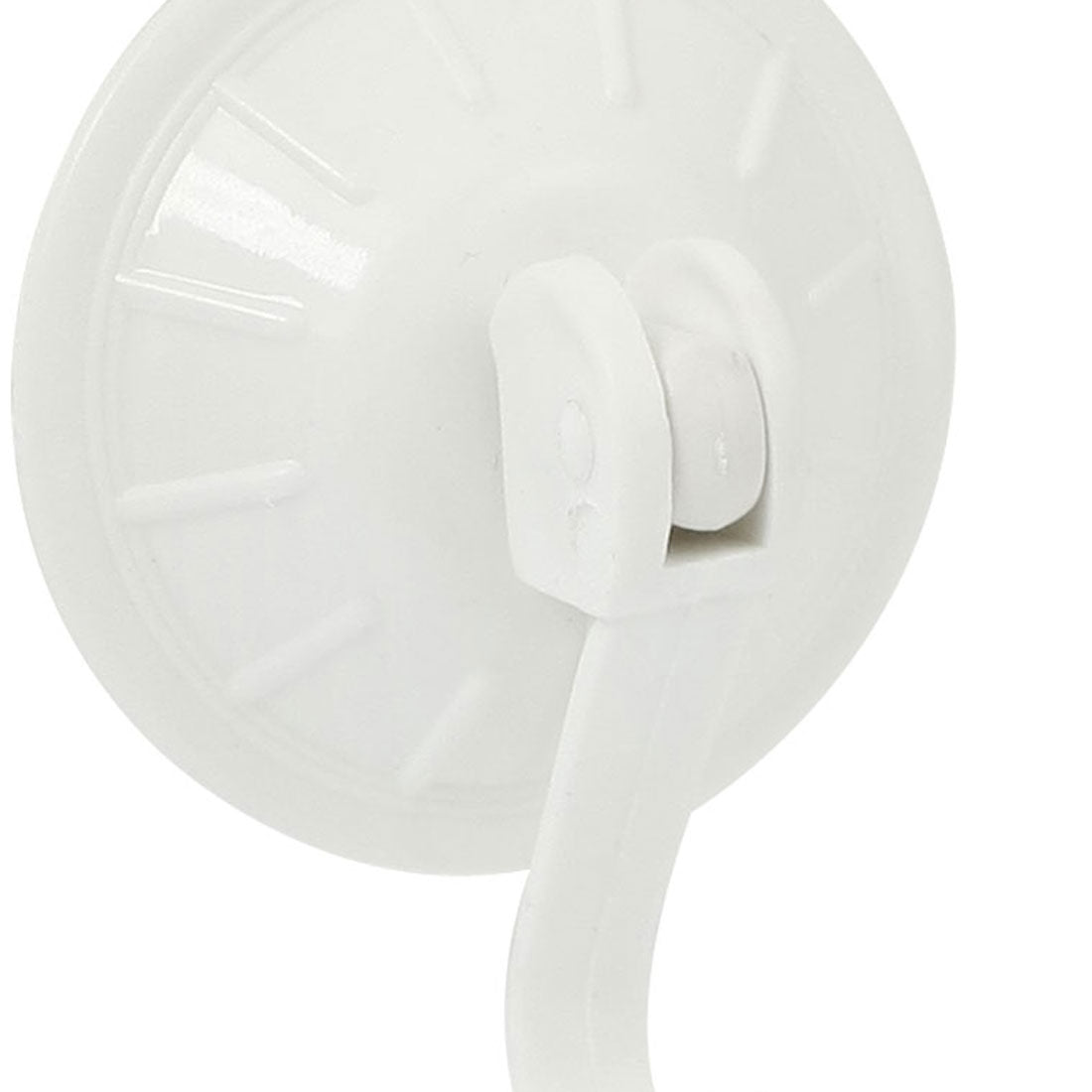 uxcell Uxcell Household Bathroom Glass White Clear Suction Cup Hook Wall Hanger