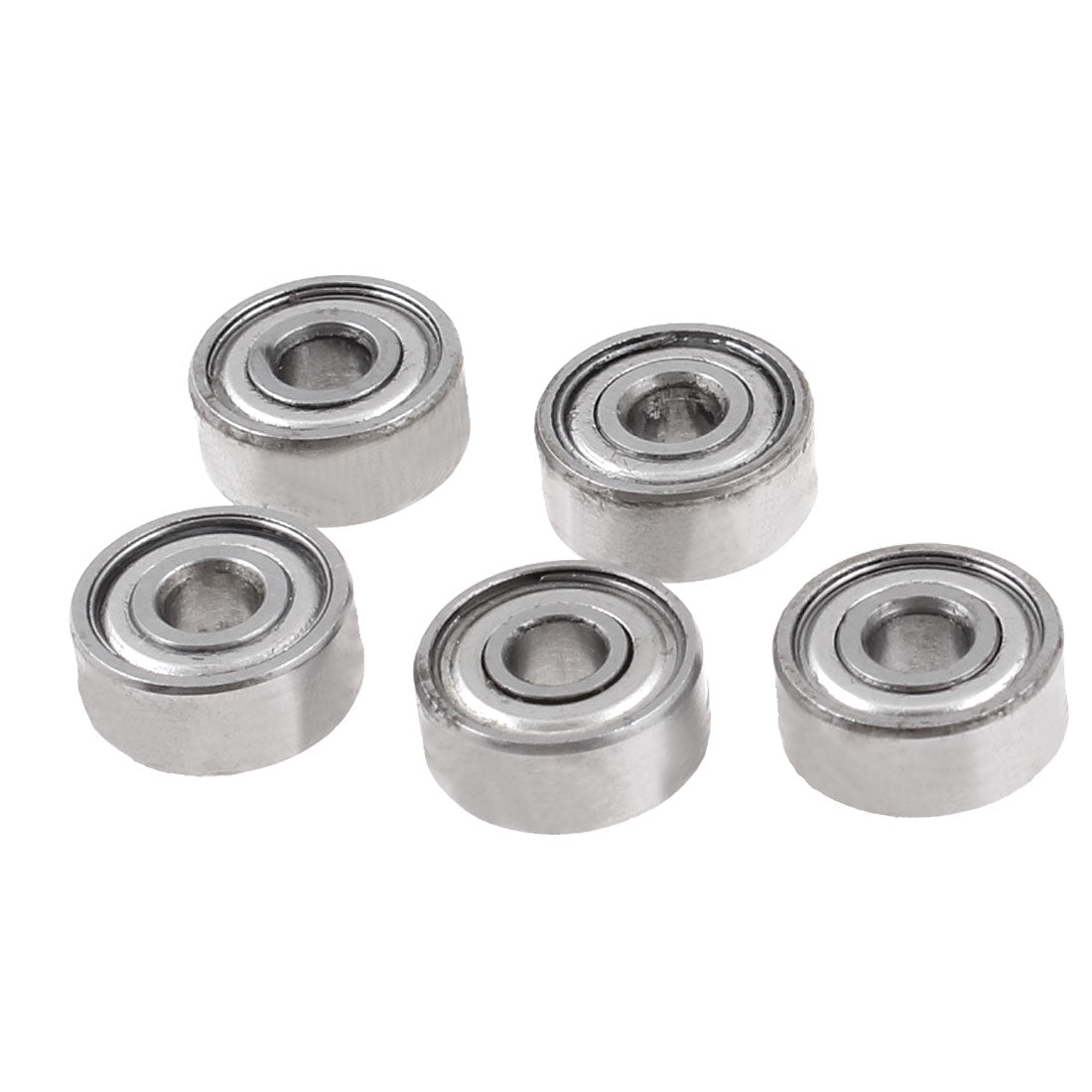 Harfington 5pcs Single Row Deep Groove Ball Bearings 9mm×3mm×4mm