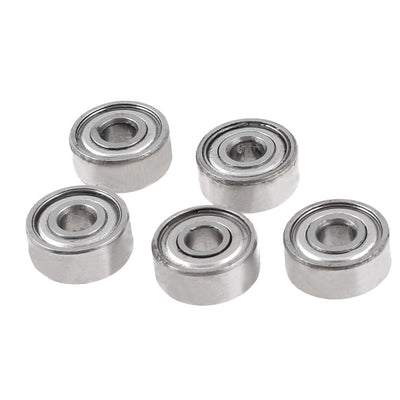 Harfington 5pcs Single Row Deep Groove Ball Bearings 9mm×3mm×4mm