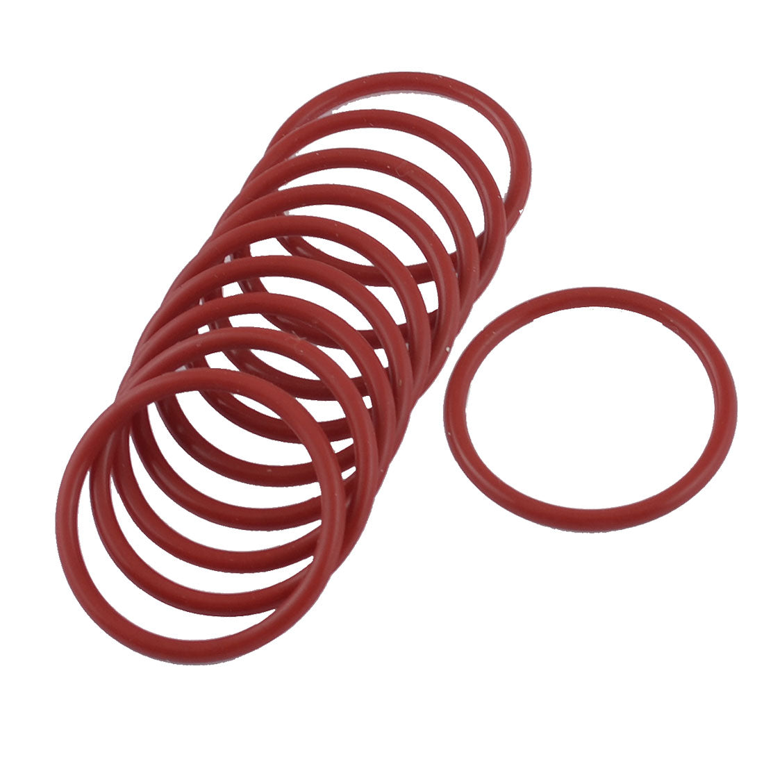 Harfington 10pcs 33mm Outside Dia 2.5mm Thickness Industrial Rubber O Rings Seals