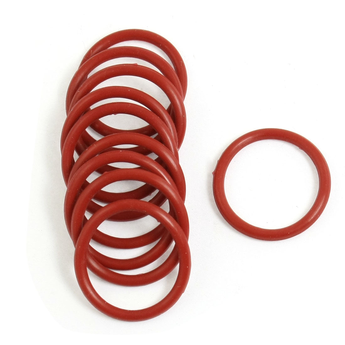 Harfington 10pcs 26mm Outside Dia 2mm Thick Industrial Rubber O Rings Seals