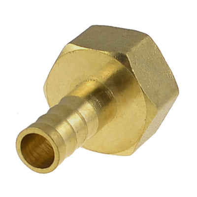 Harfington Brass 10mm Hose Barb to 1/2" NPT Female Thread Pneumatic Fitting Connector
