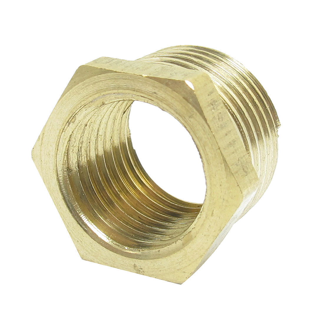 Harfington Brass 3/8"×1/4" PT Thread Male to Female Fittings Hose Pipe Connector