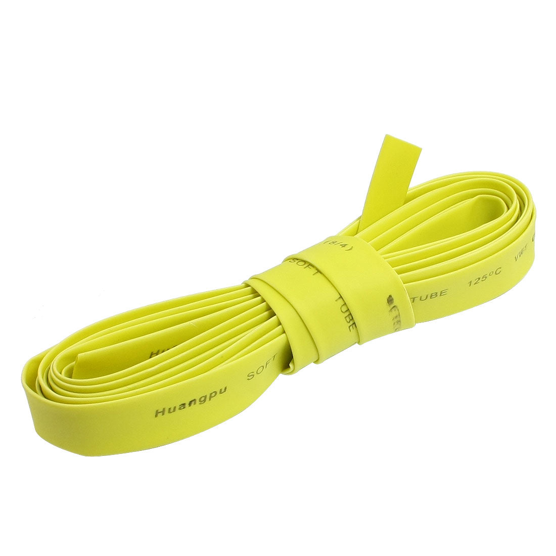 Harfington Ratio 2:1 Yellow Polyolefin 8mm Dia Heat Shrink Shrinkable Tube 3 Meter