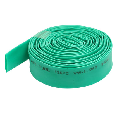 Harfington 5M Long 12mm Dia Ratio 2:1 Heat Shrinking Shrinkable Tube Tubing Green