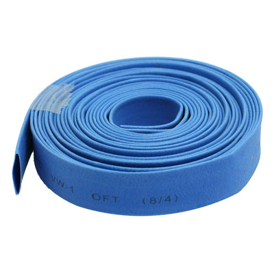 Harfington Ratio 2:1 Blue Polyolefin 8mm Dia Heat Shrink Shrinkable Tube 3 Meter