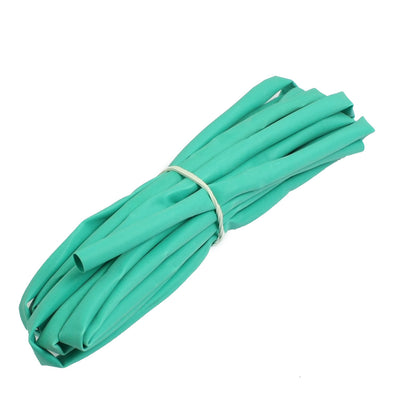 Harfington Ratio 2:1 Green Polyolefin 6mm Dia Heat Shrink Shrinkable Tube 9.8Ft