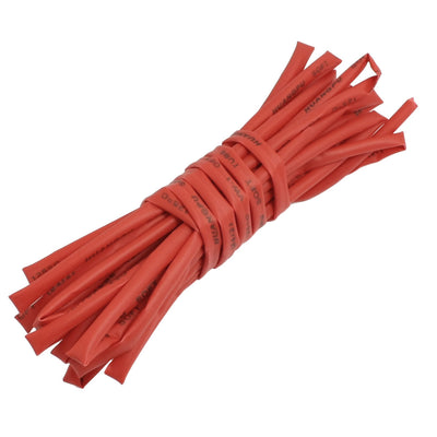 Harfington 4mm Dia Ratio 2:1 Heat Shrinkable Tube Shrink Tubing 5M Red