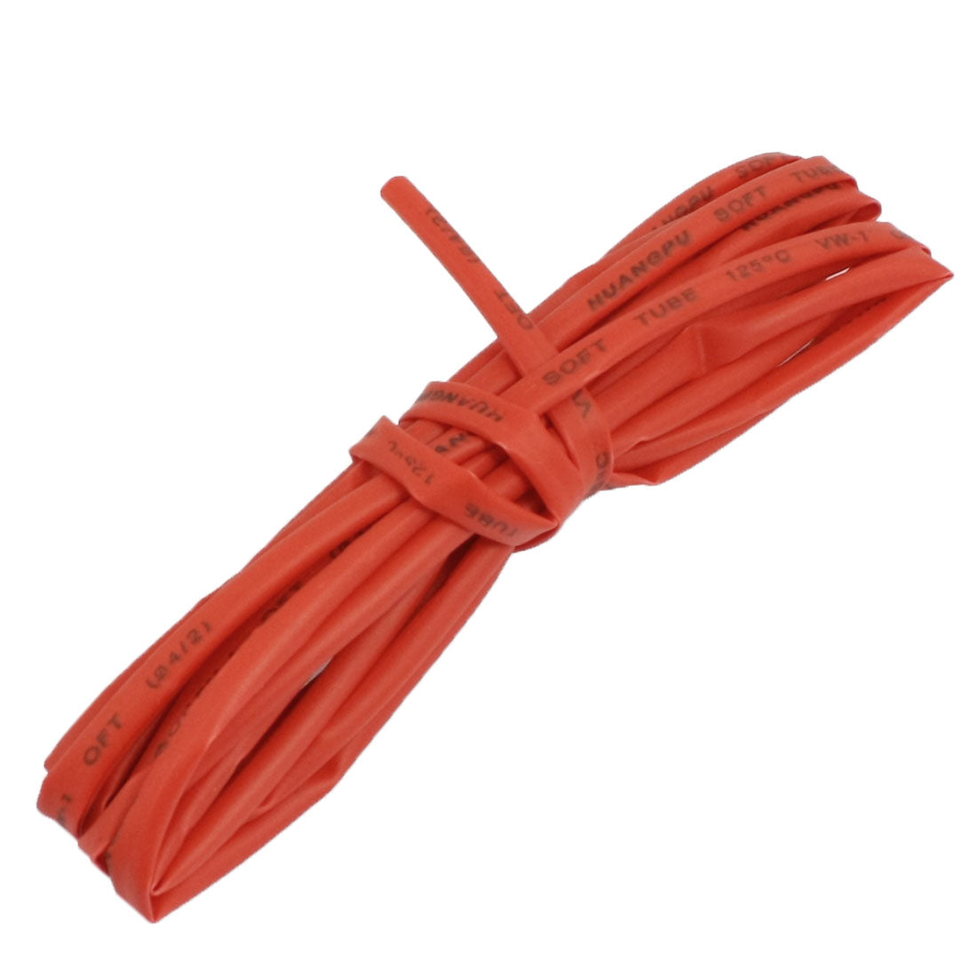 Harfington 4mm Dia Ratio 2:1 Heat Shrinkable Tube Shrink Tubing 9.8Ft Red