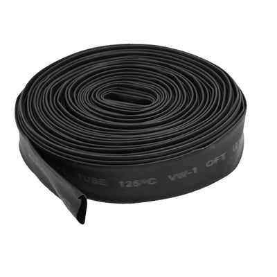 Harfington 10mm Dia Ratio 2:1 Heat Shrinkable Tube Shrink Tubing 7M Black