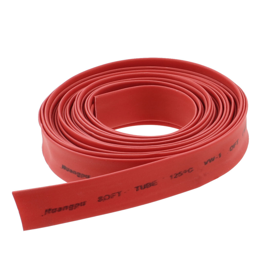Harfington Red 10mm Diameter Polyolefin 2:1 Halogen-Free Heat Shrink Tubing 5M 16.5Ft