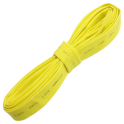 Harfington Ratio 2:1 Yellow Polyolefin 10mm Dia Heat Shrink Shrinkable Tube 3 Meter