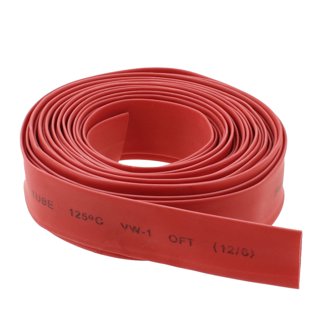 Harfington 12mm Dia Ratio 2:1 Heat Shrinkable Tube Shrink Tubing 5M Red