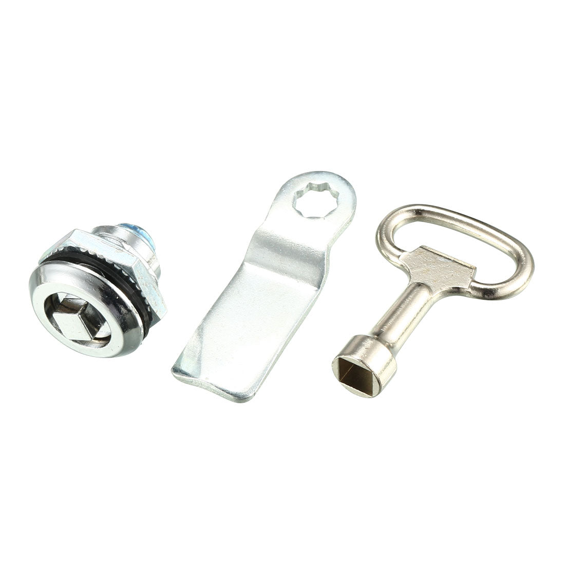 Harfington 21mm Male Thread Mailbox Cabinet Door Security Lock w Square Socket Key