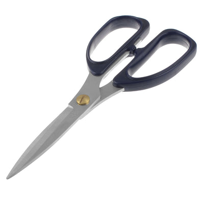 Harfington Home Kitchen Blue Plastic Handle Sewing Quilt Sew Cutting Scissors 190mm Length