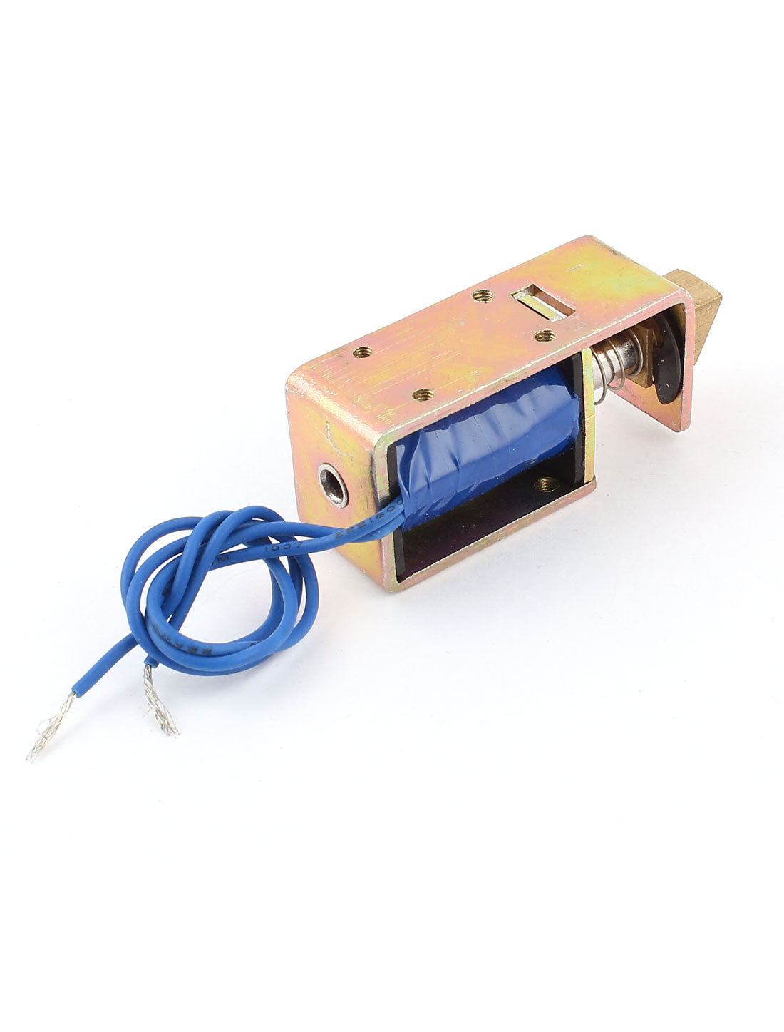 Harfington DC 12V 1A 10mm Stroke 15N Force Open Frame Type Solenoid for Electric Door Lock