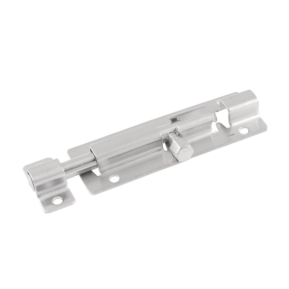 Harfington 2.9" Stainless Steel Gate Door Security Latch Slide Barrel Bolt Set Silver Tone
