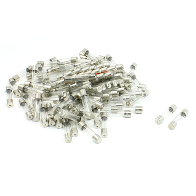 Harfington 100pcs 6mm×30mm Fast Acting Type Glass Tube Fuses 20A 250V