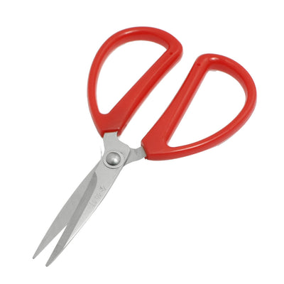 Harfington Home Kitchen Red Plastic Handle Sewing Quilt Sew Cutting Scissors 150mm Length