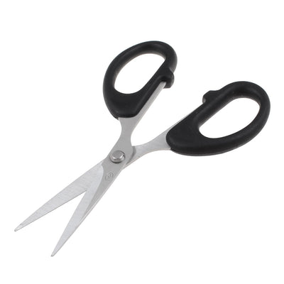 Harfington Black Plastic Handle Sewing Quilt Sew Paper Cutting Scissors 5.5"