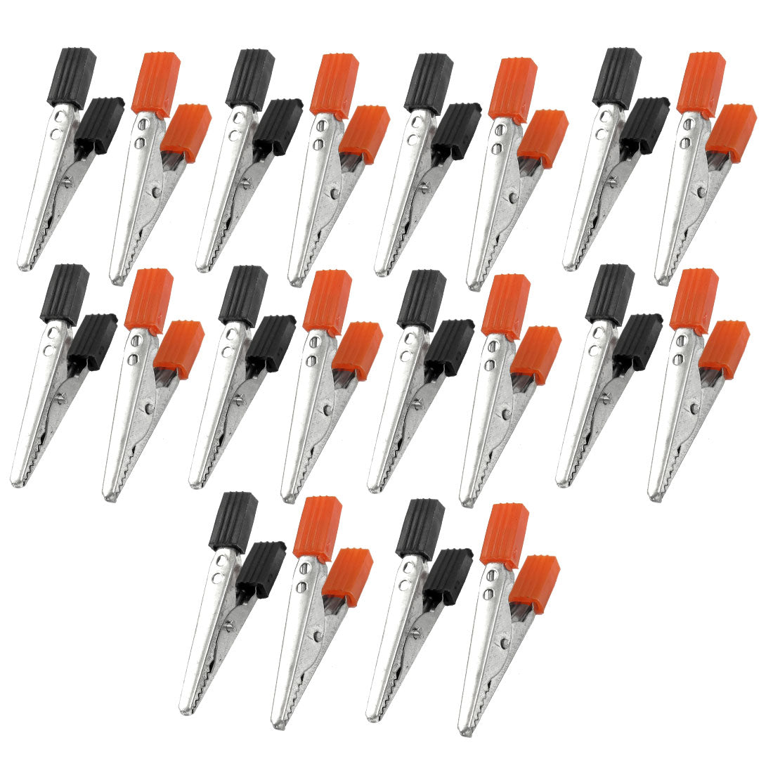 Harfington 20pcs Insulated Alligator Clips Test Clamp Crocodile Clamps Black Red 1.9"