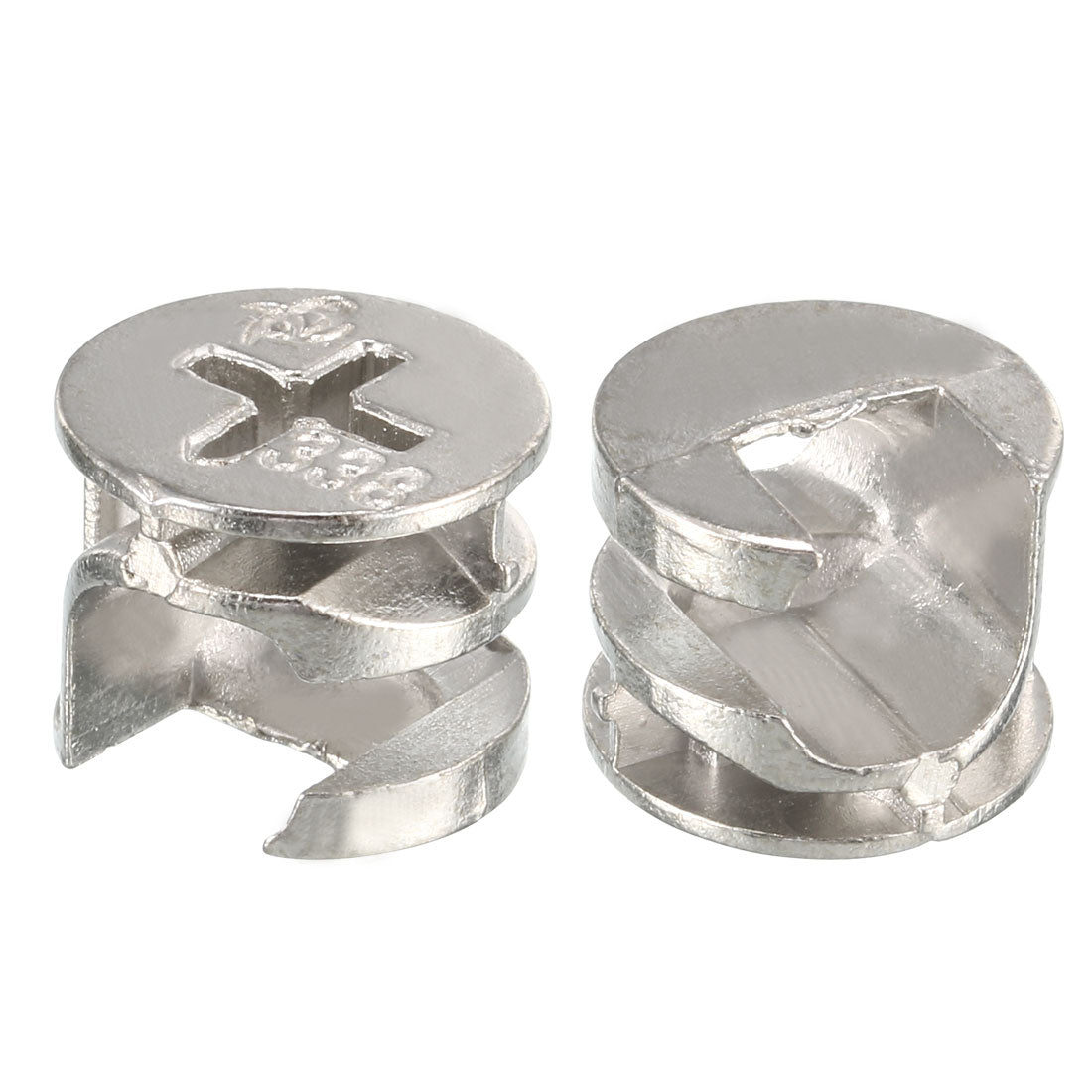 Harfington Metal 14.4mm Silver Tone Furniture Cam Fittings