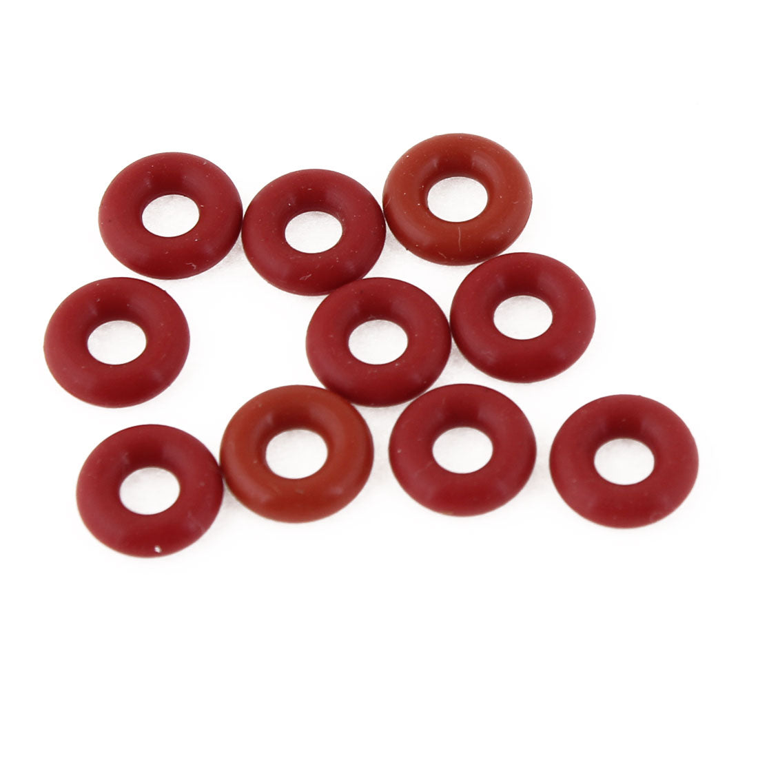 Harfington 10pcs 10mm Outside Dia 3mm Thickness Industrial Rubber O Rings Seals