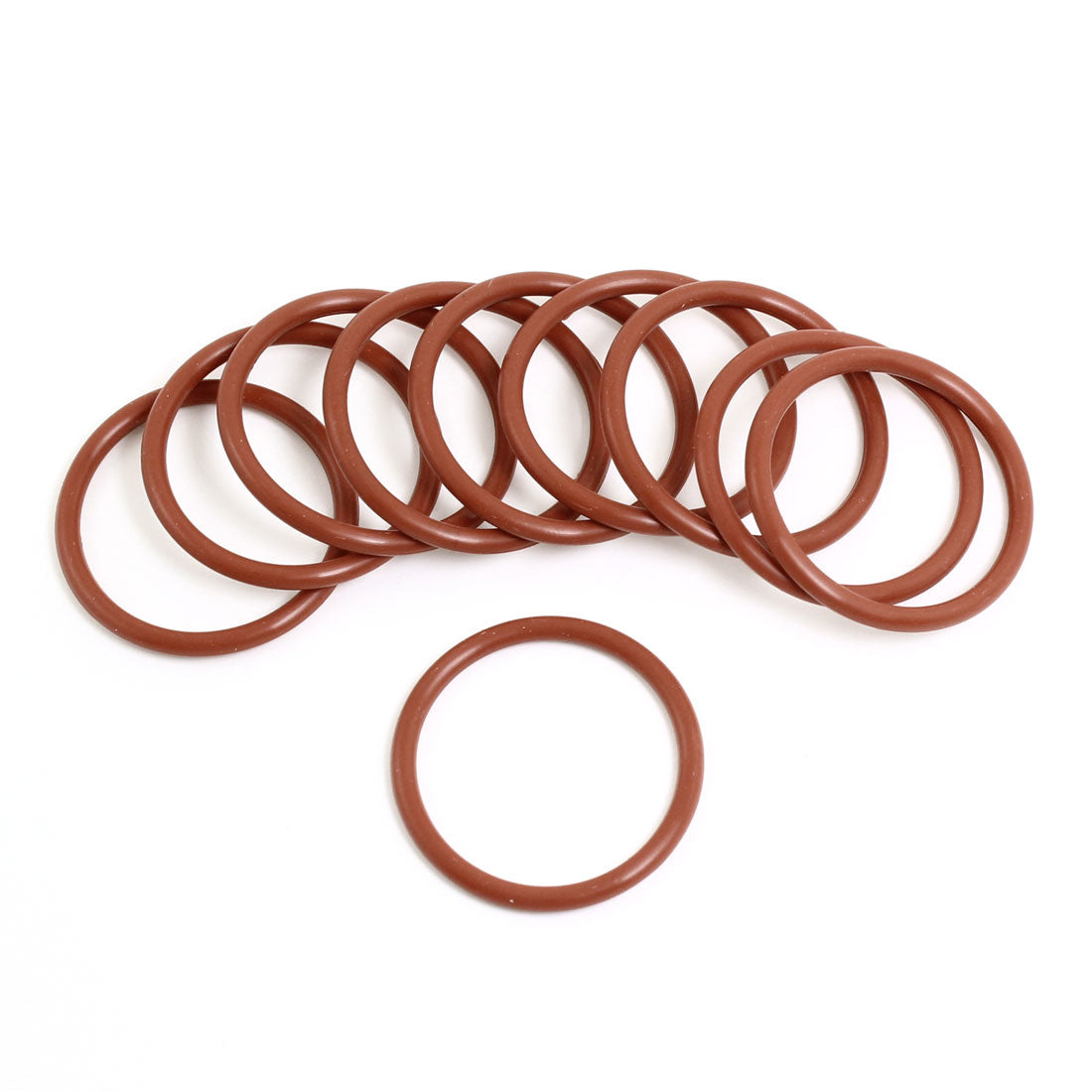 Harfington 10×Flexible Soft Rubber O Ring Seal Washers Replacement Red 37mm×3mm