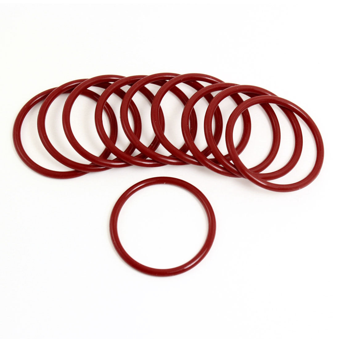 Harfington 10pcs 40mm Outside Dia 3mm Thickness Industrial Rubber O Rings Seals