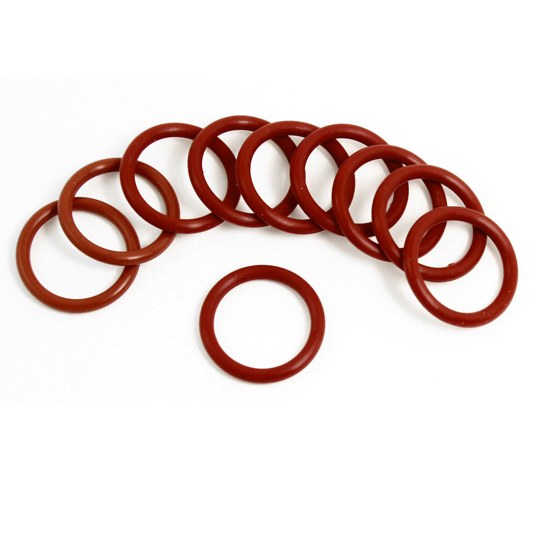 Harfington 10pcs 26mm Outside Dia 3mm Thickness Industrial Rubber O Rings Seals