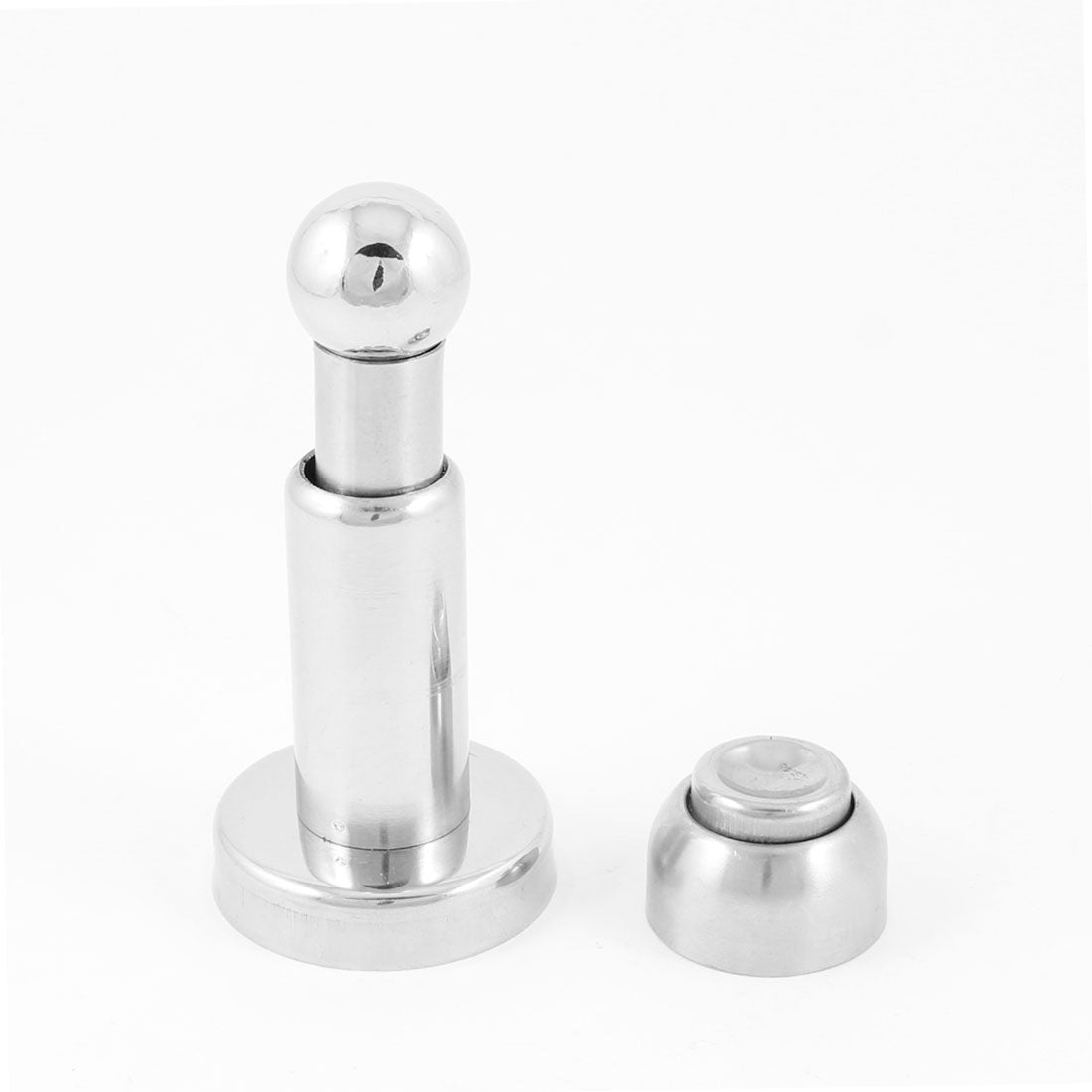 Harfington Silver Tone Metal Door Magnetic Holder Stopper Doorstop Catch 30mm×20mm