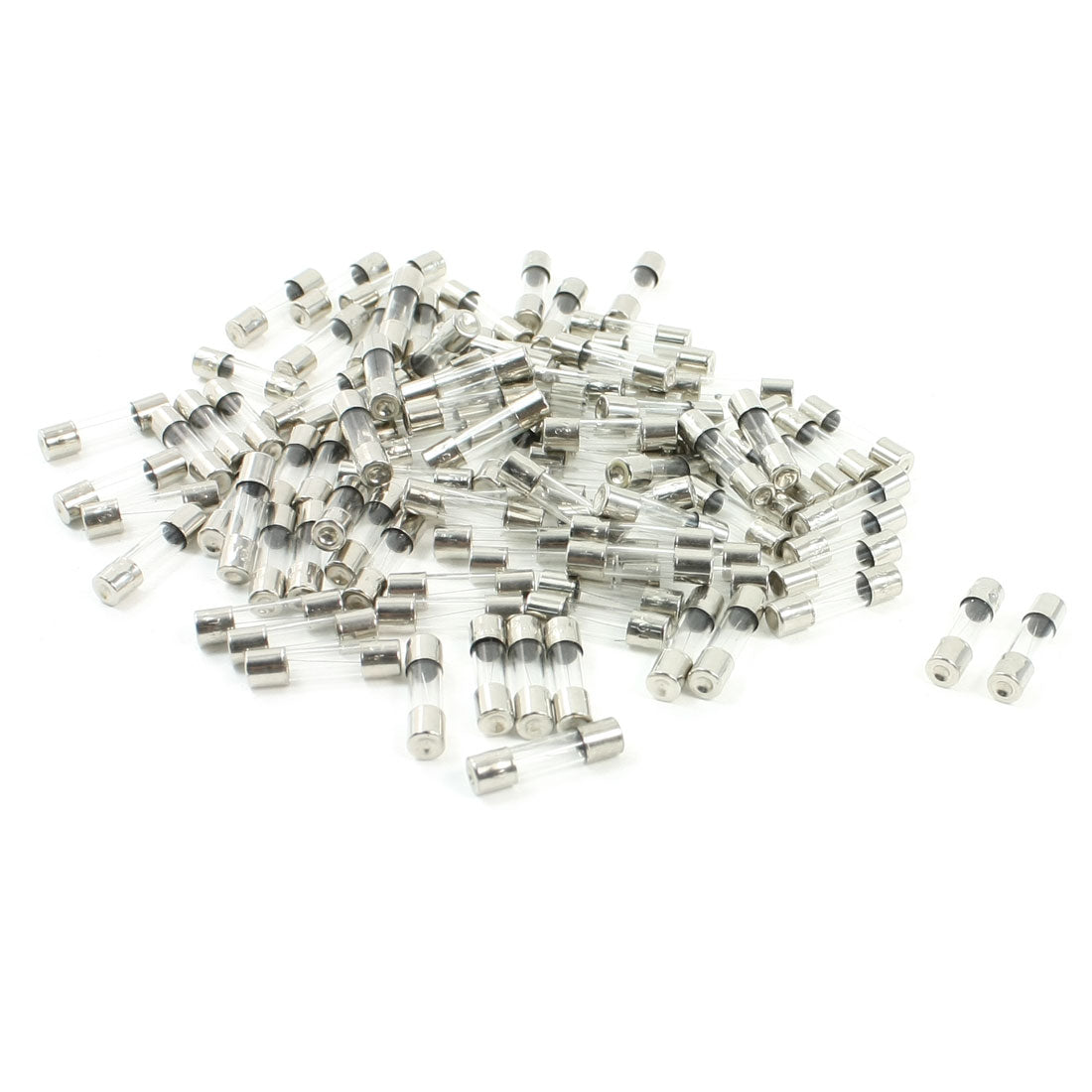 Harfington 100pcs 250 Volts 3Amp Fast Blow Type Glass Tube Fuses 5×20mm