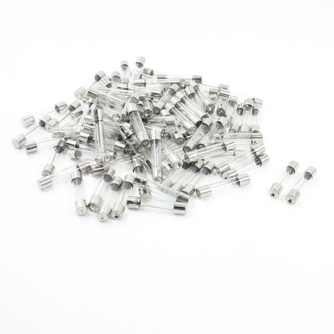 Harfington 100pcs 250 Volts 15Amp Fast Blow Type Glass Tube Fuses 6×30mm