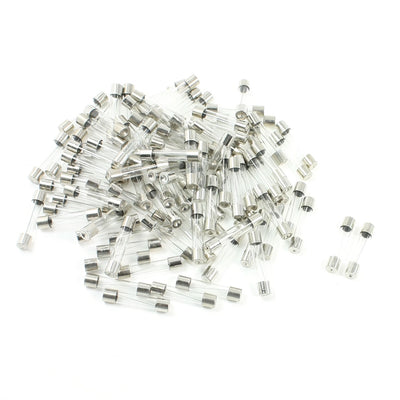 Harfington 100pcs 250 Volts 7Amp Fast Blow Type Glass Tube Fuses 6×30mm