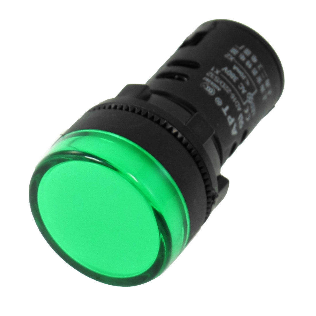 Harfington AC 380V Green LED Power Indicator Pilot Single Light Lamp 22mm