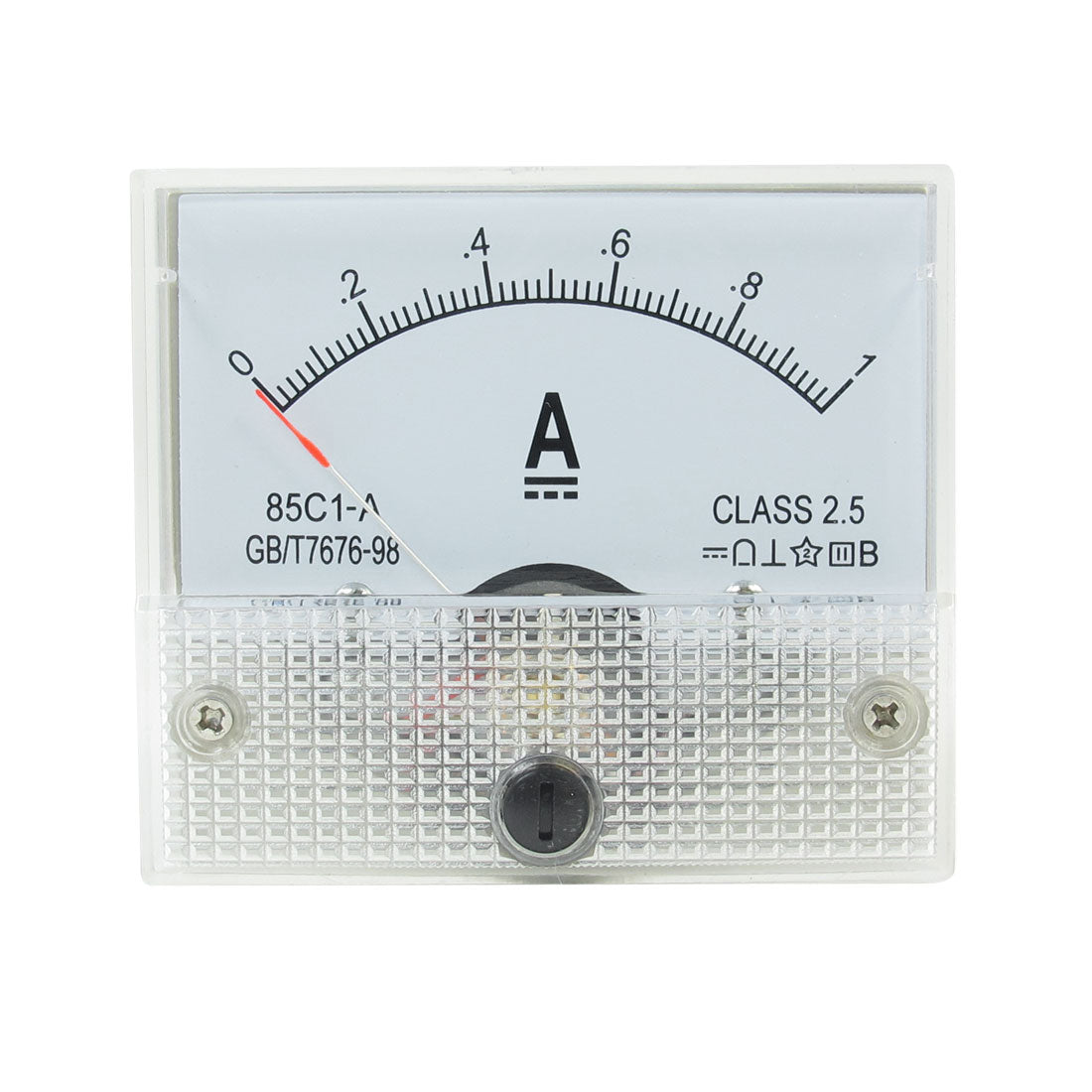 Harfington 85C1-A Class 2.5 Accuracy DC 0-1A Analog Ammeter Current Panel Meter Gauge Tool