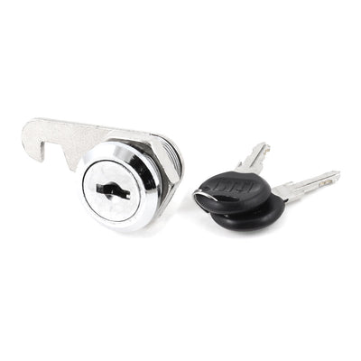 Harfington Cabinet 3/4" Dia Male Thread Cam Lock Silver Tone with 2 Keys