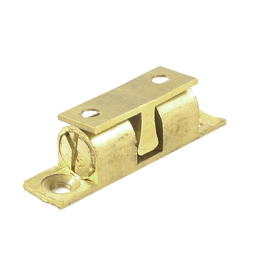 Harfington Brass Double Ball Catch Hardware 40mm Long for Cabinet Doors