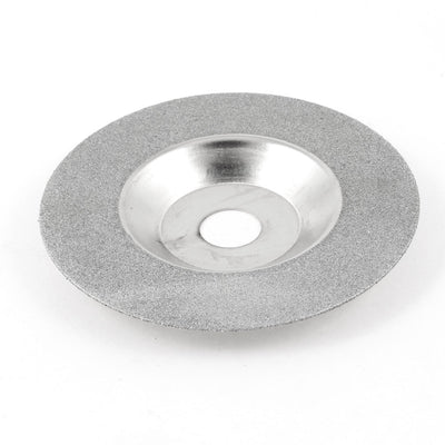 Harfington Silver Tone 4" OD 10mm Height Diamond Grinding Wheel Cutter