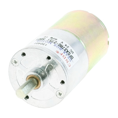 Harfington 13.14kg.cm Torque Terminal Magnetic Gear Motor 10 RPM 24V DC