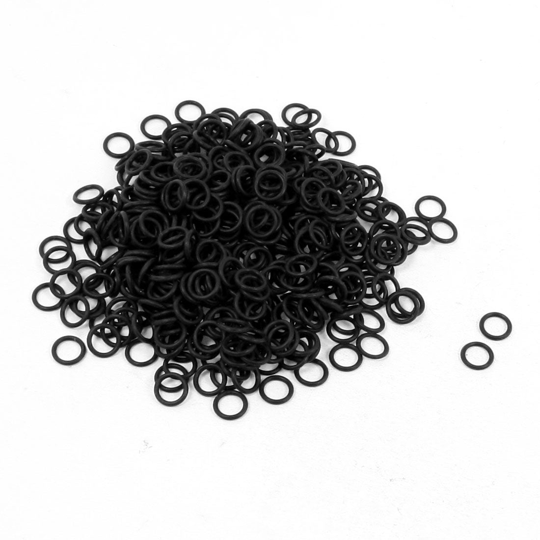 Harfington 7mm×1mm Rubber Sealing Oil Filter O-Shaped Rings Gaskets 500pcs