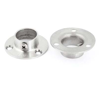 Harfington 2 Pcs 42mm x 15mm Stainless Steel Weld Neck Flange Fit For 19mm Outer Diameter Machines Piping