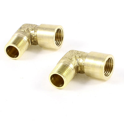 Harfington 90 Degree Male to Female Thread 1/8"PT Hex Nipple Quick Connectors 2pcs